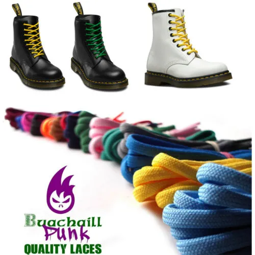 210cm Shoelaces Replacement Dr Martens 1914 Boots Colours Lace Long 12-14 eyeletA