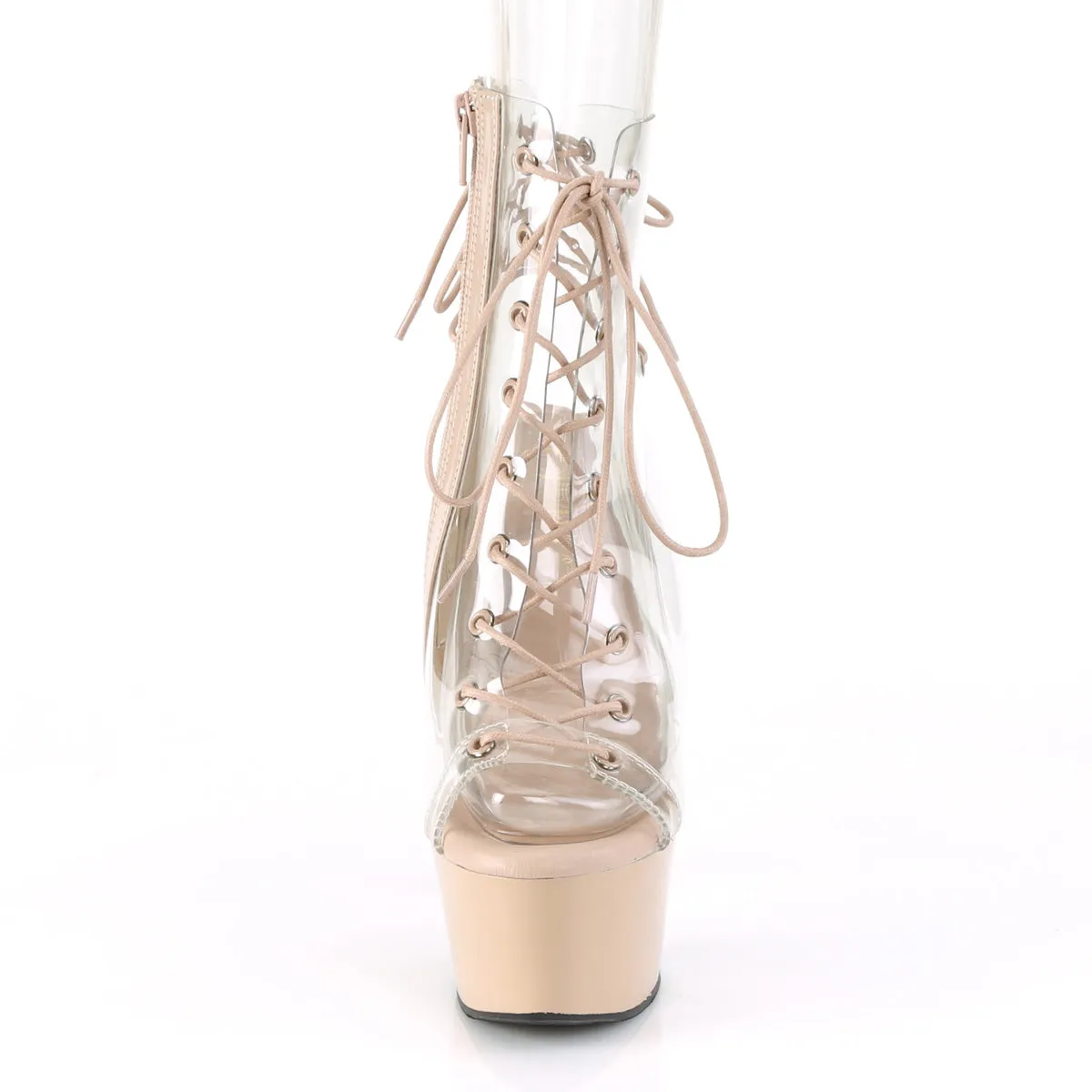 6 Inch Heel ASPIRE-600-30 Clear Nude