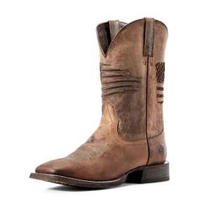 Ariat Men's Circuit Patriot Weathered Tan Boots