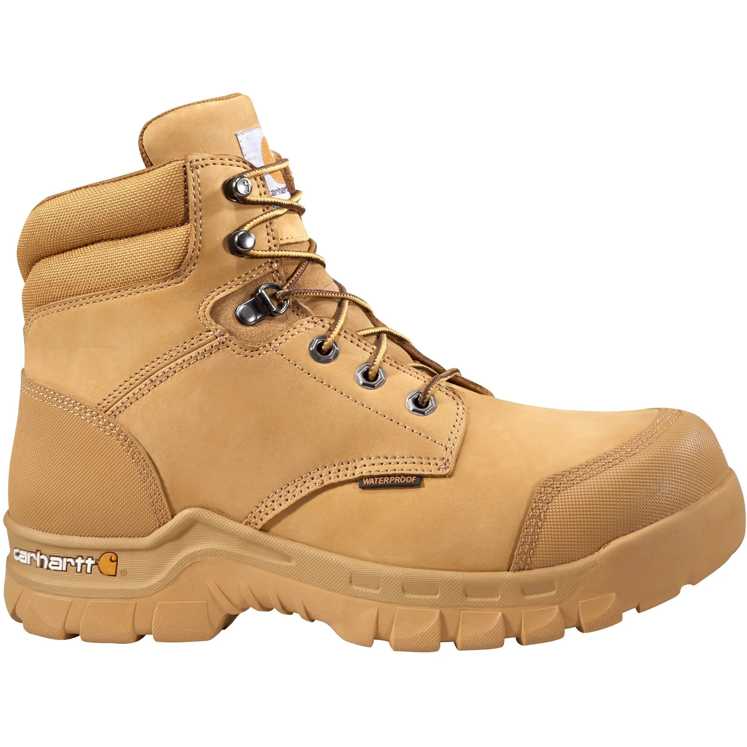 Carhartt Men's 6" Rugged Flex Soft Toe WP Work Boot - Wheat - CMF6056