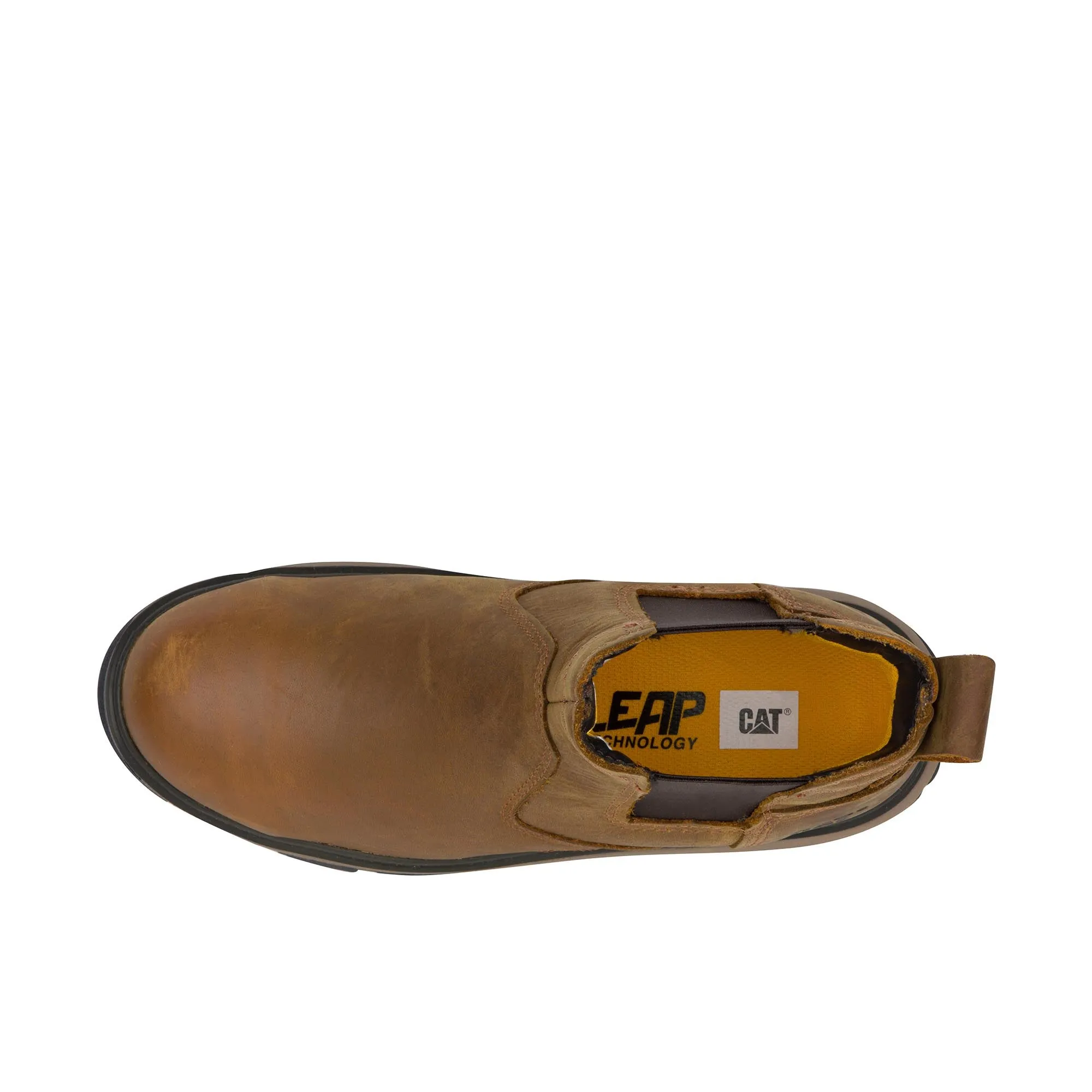 Caterpillar Exposition Chelsea Alloy Toe Pyramid Brown