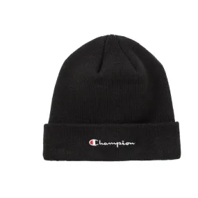 Champion Beanie Whit Cuff Black