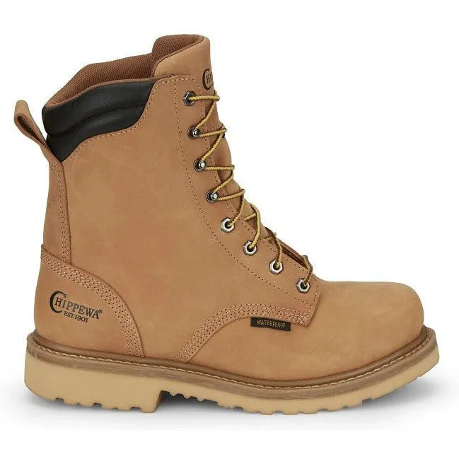 Chippewa Men's Northbound 8 WP 400G Insulated Work Boot -Wheat- NC2503