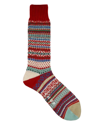 CHUP Socks - Snow Drop - Scarlet