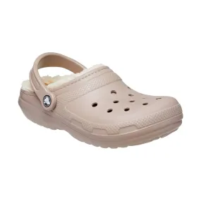 Crocs Classic Fuzz Lined Clog - Mushroom / Bone