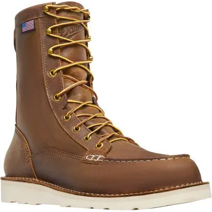 Danner Men's Bull Run 8" Steel Toe USA Made Wedge Work Boot - 15542