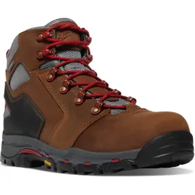 Danner Men's Vicious 4.5" Comp Toe WP Slip Resist Work Boot -Brown- 13882