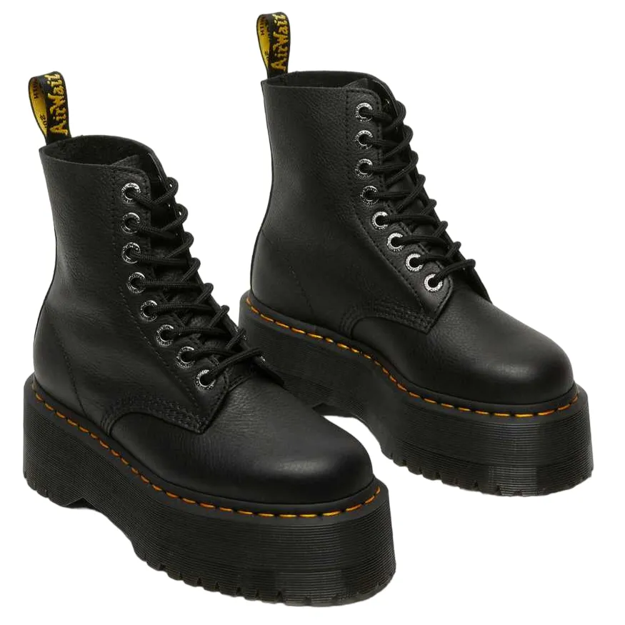 Dr. Martens Leather Platform Ankle Boots 1460 Pascal Max 26925001 black 