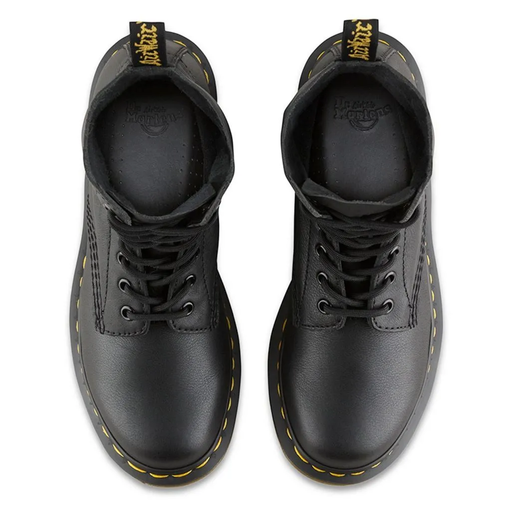 Dr. Martens Pascal 8 Eyelet Virginia Black Womens Boots - UK 9