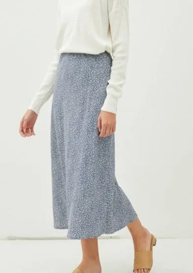 FINAL SALE - Floral Midi Skirt - 2 Colors!