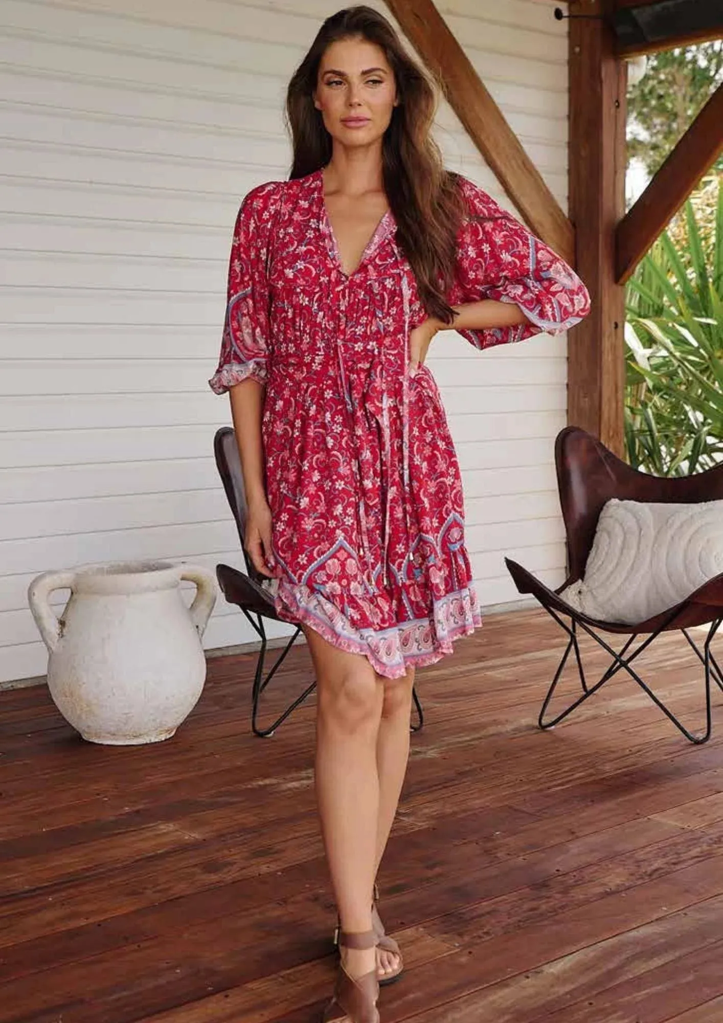 French Mini Dress - Ruby Rouge Collection