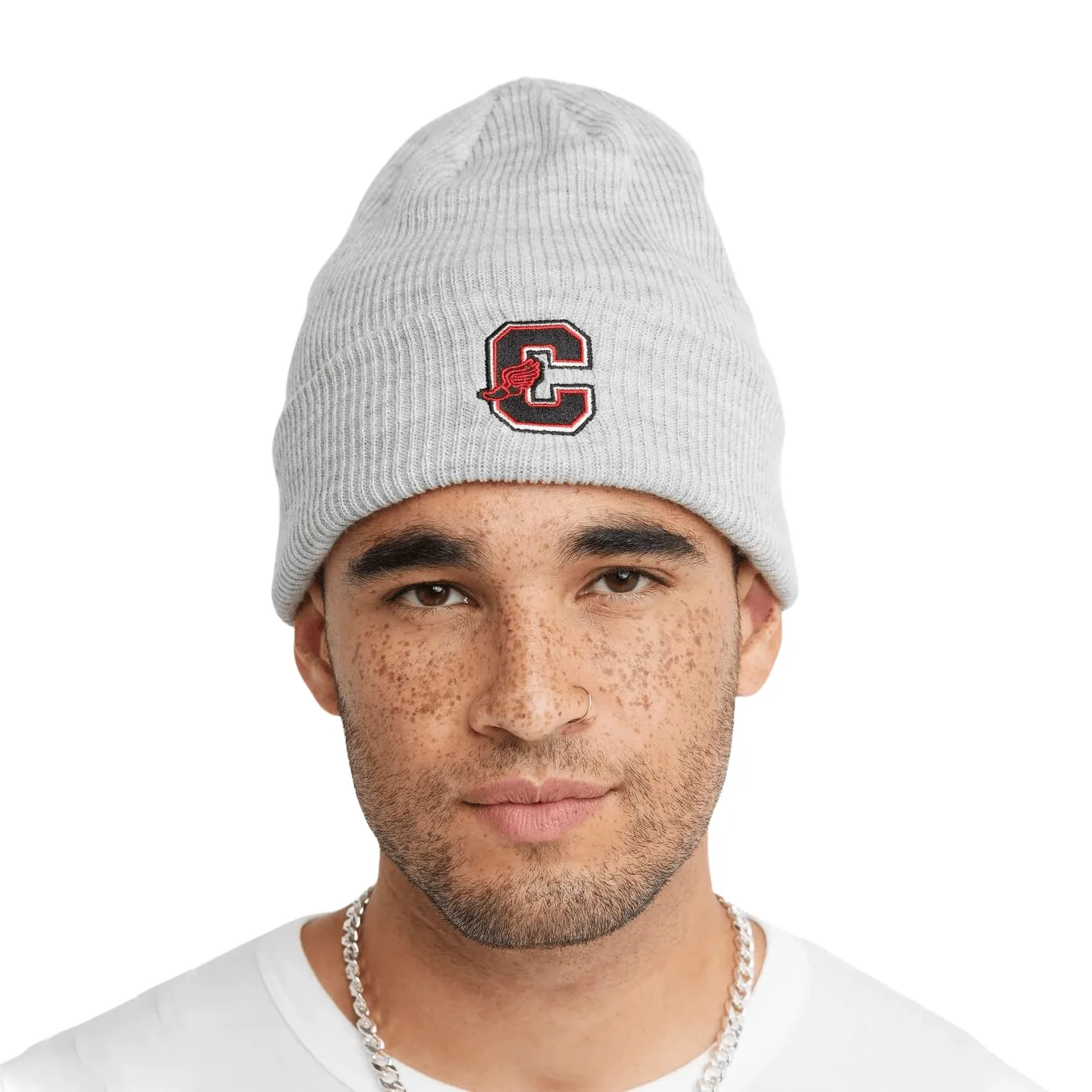 Gorro Champion With Cuff Gris