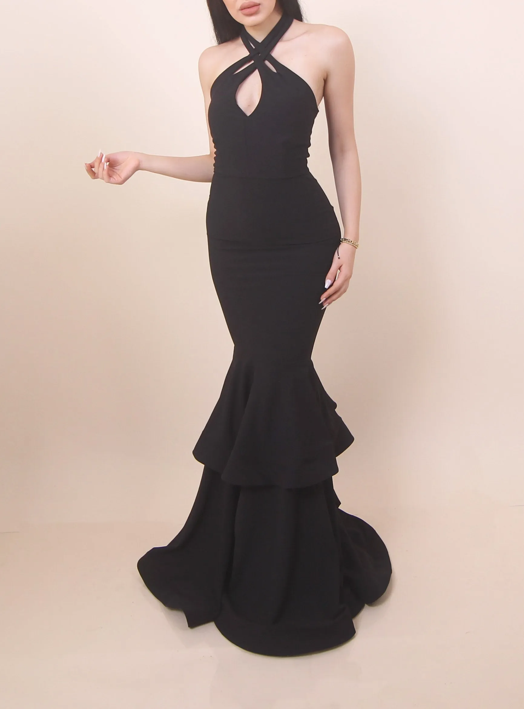 'GRACE' Black Gown