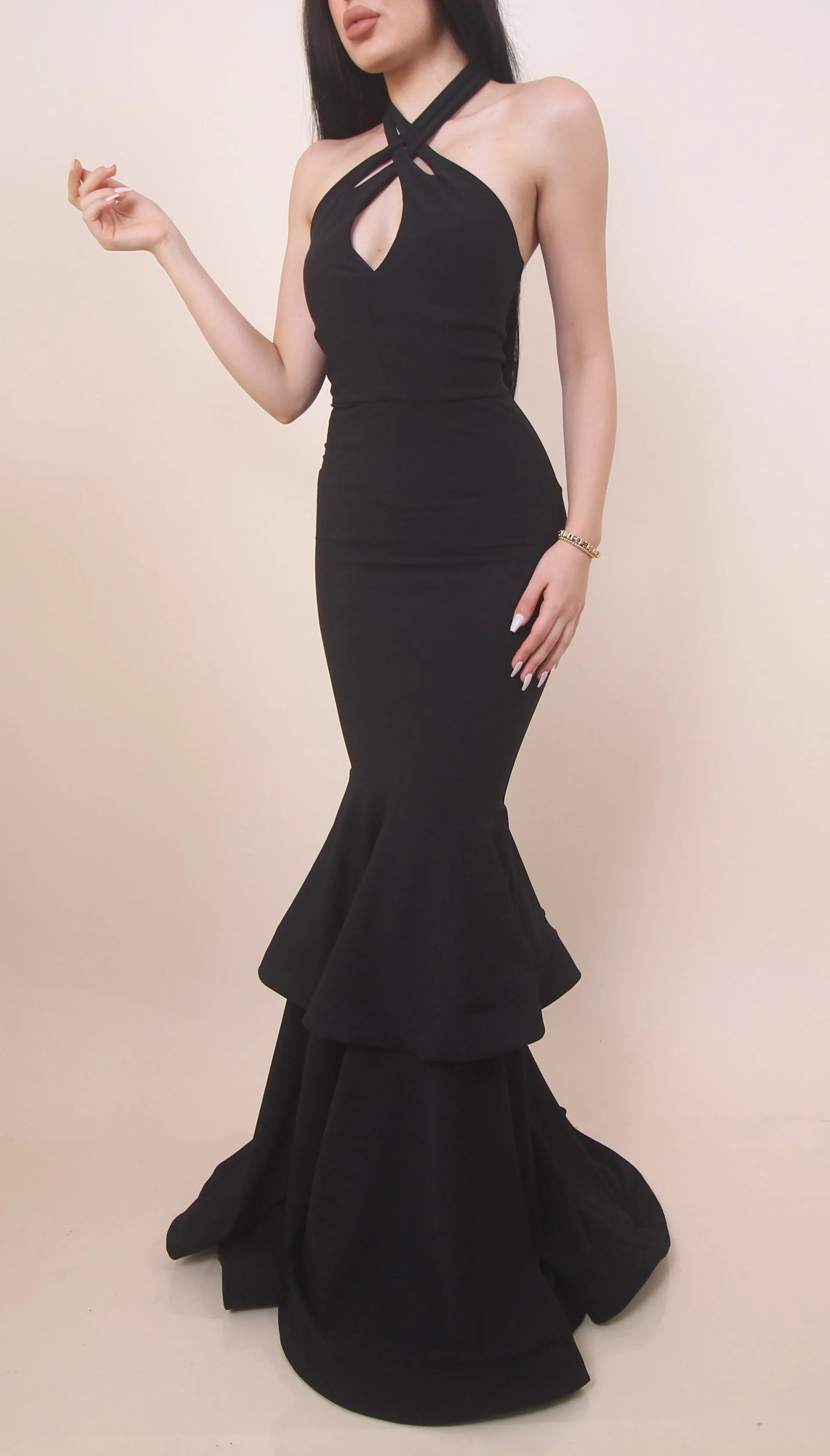 'GRACE' Black Gown