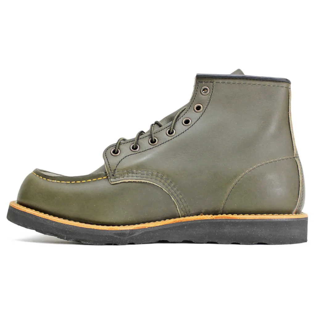 Heritage Full Grain Leather 6 Inch Classic Men's Moc Toe Boots