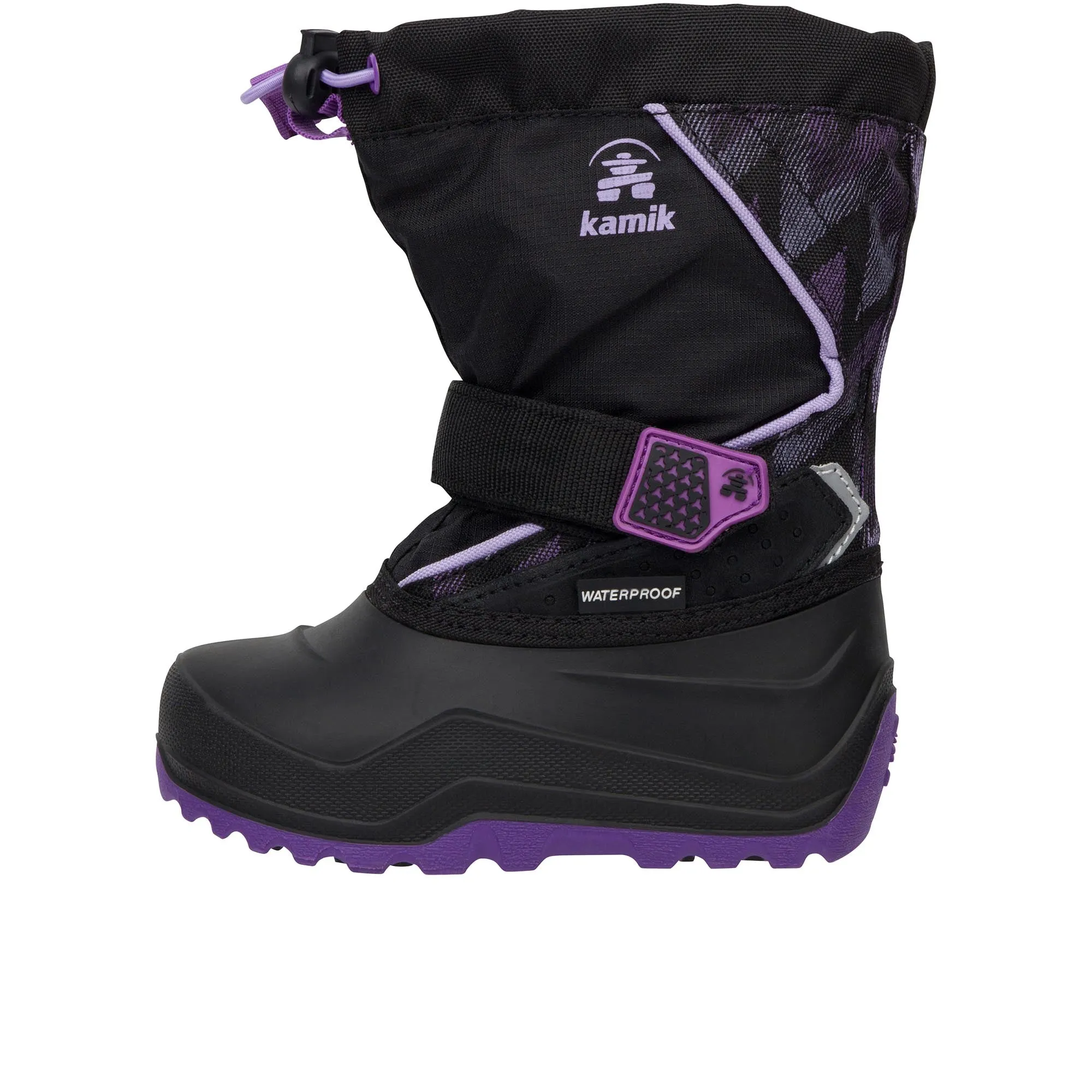 Kamik Childrens Snowfall P2 Black Purple