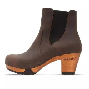 Lara Damen Clog Stiefelette woody®