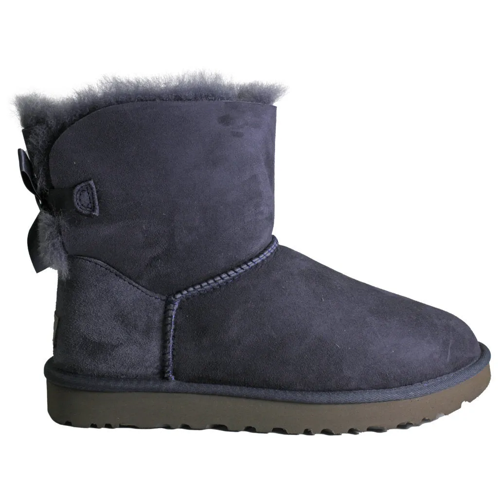 Mini Bailey Bow II Suede Sheepskin Women's Winter Boots