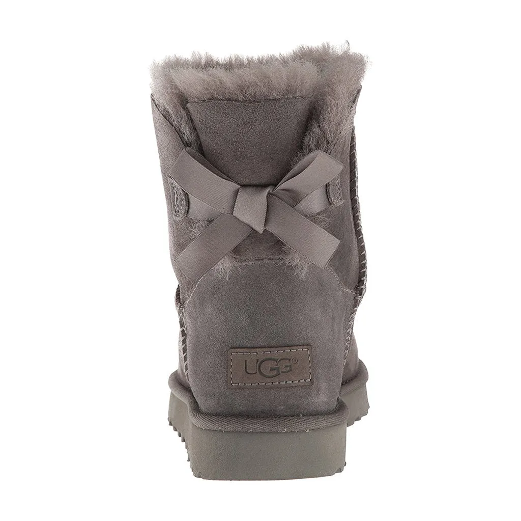 Mini Bailey Bow II Suede Sheepskin Women's Winter Boots