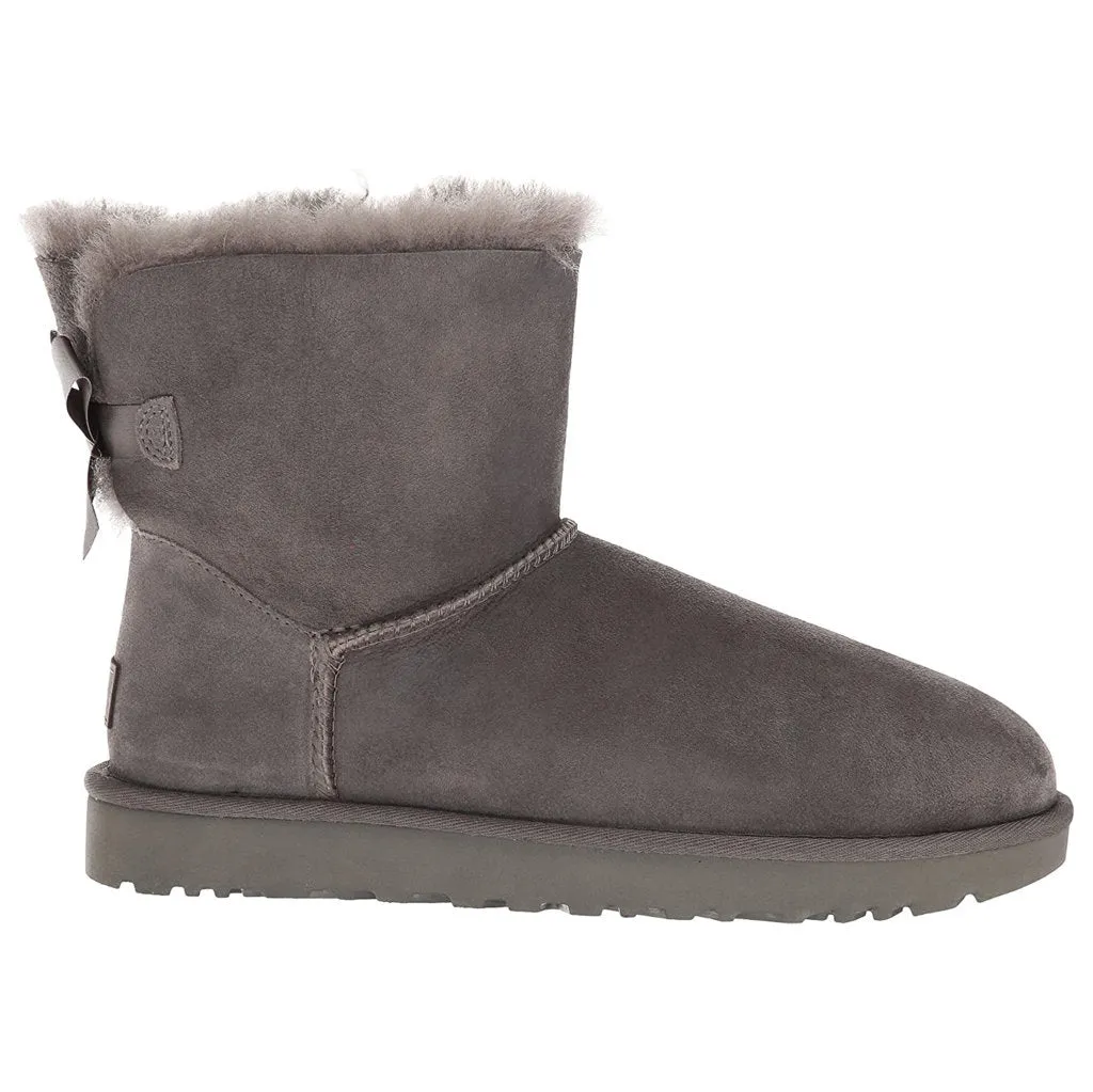 Mini Bailey Bow II Suede Sheepskin Women's Winter Boots