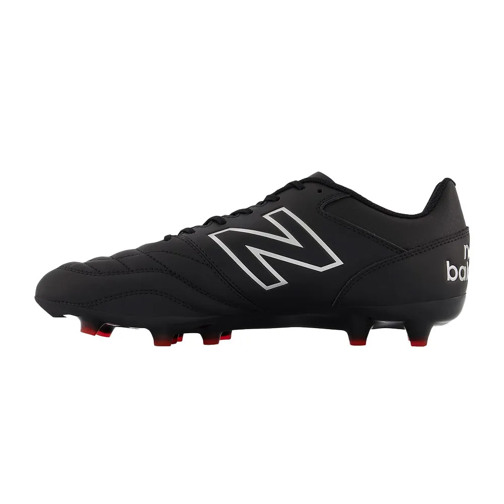 New Balance 442 V2 Pro FG Football Boots (Black/White/Red)