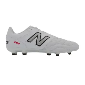 New Balance 442 V2 Team FG Football Boots (White/Black)