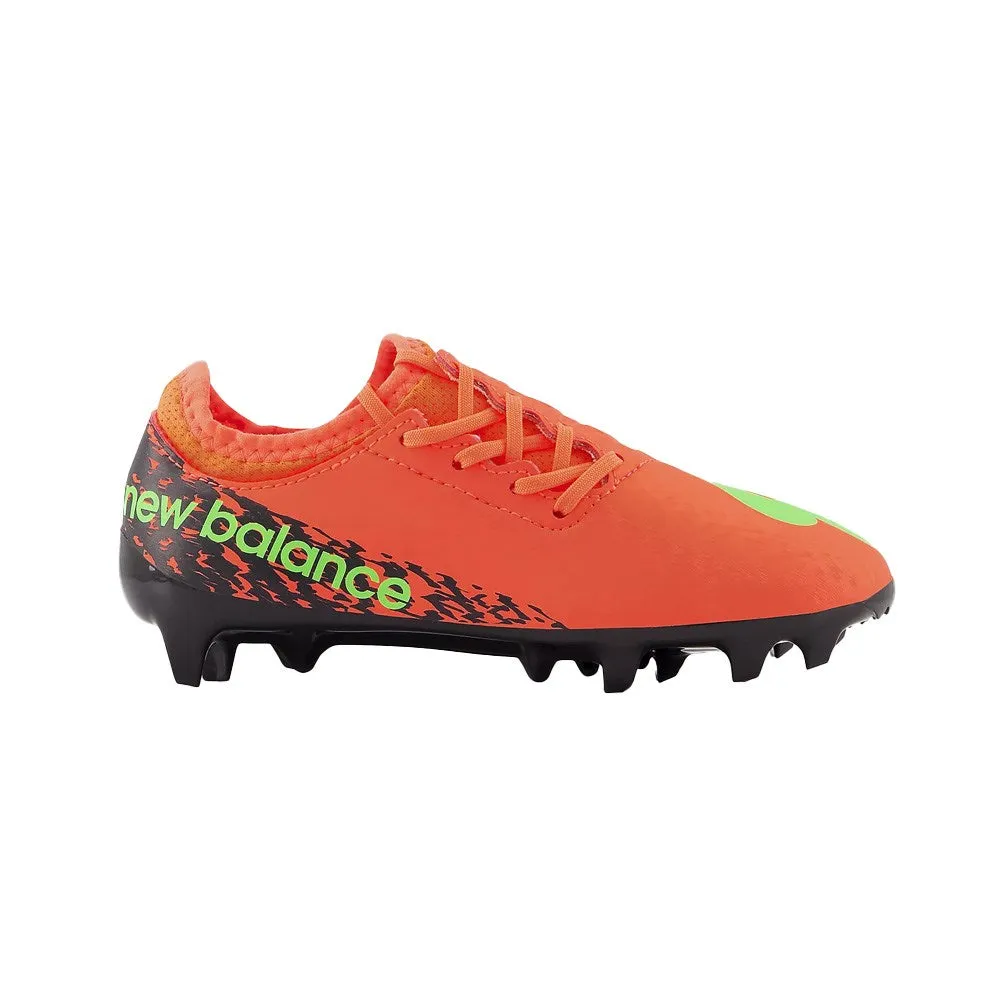 New Balance Furon v7 Dispatch FG Jnr Football Boots (Neon Dragonfly)