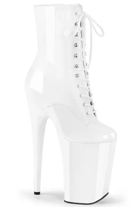 Pleaser USA Infinity-1020 9inch Pleaser Boots - Patent White