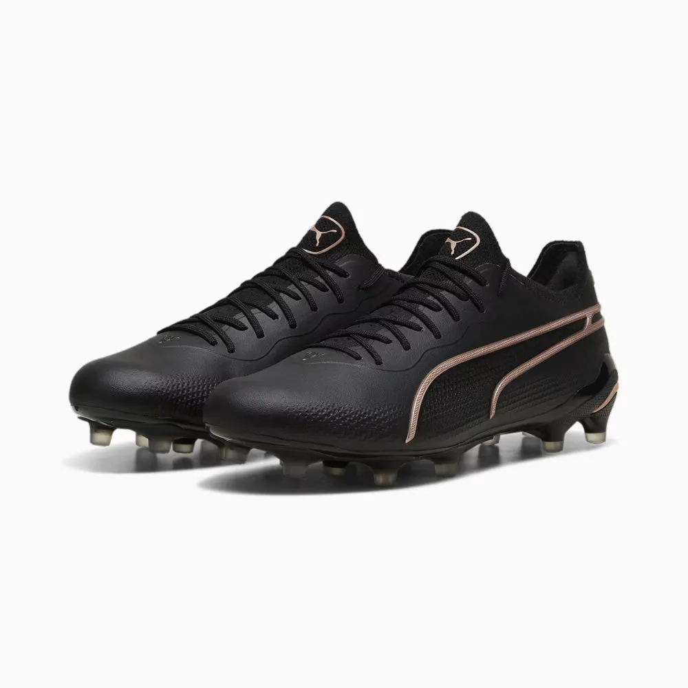 Puma King Ultimate FG/AG Football Boots (Black/Copper Rose)