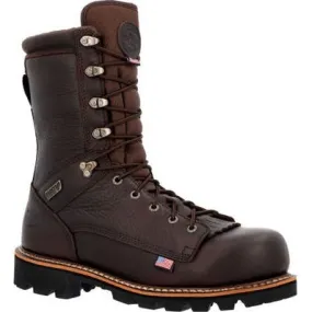 Rocky Men's Elk Stalker 10" WP Composite Toe Work Boot -Brown- RKK0399