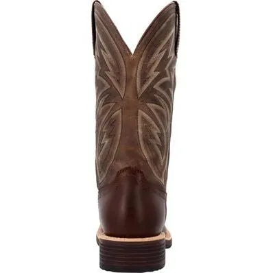 Rocky Men's Tall Oaks 12 ST Slip Resist Western Work Boot -Bone- RKW0405