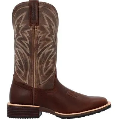 Rocky Men's Tall Oaks 12 ST Slip Resist Western Work Boot -Bone- RKW0405