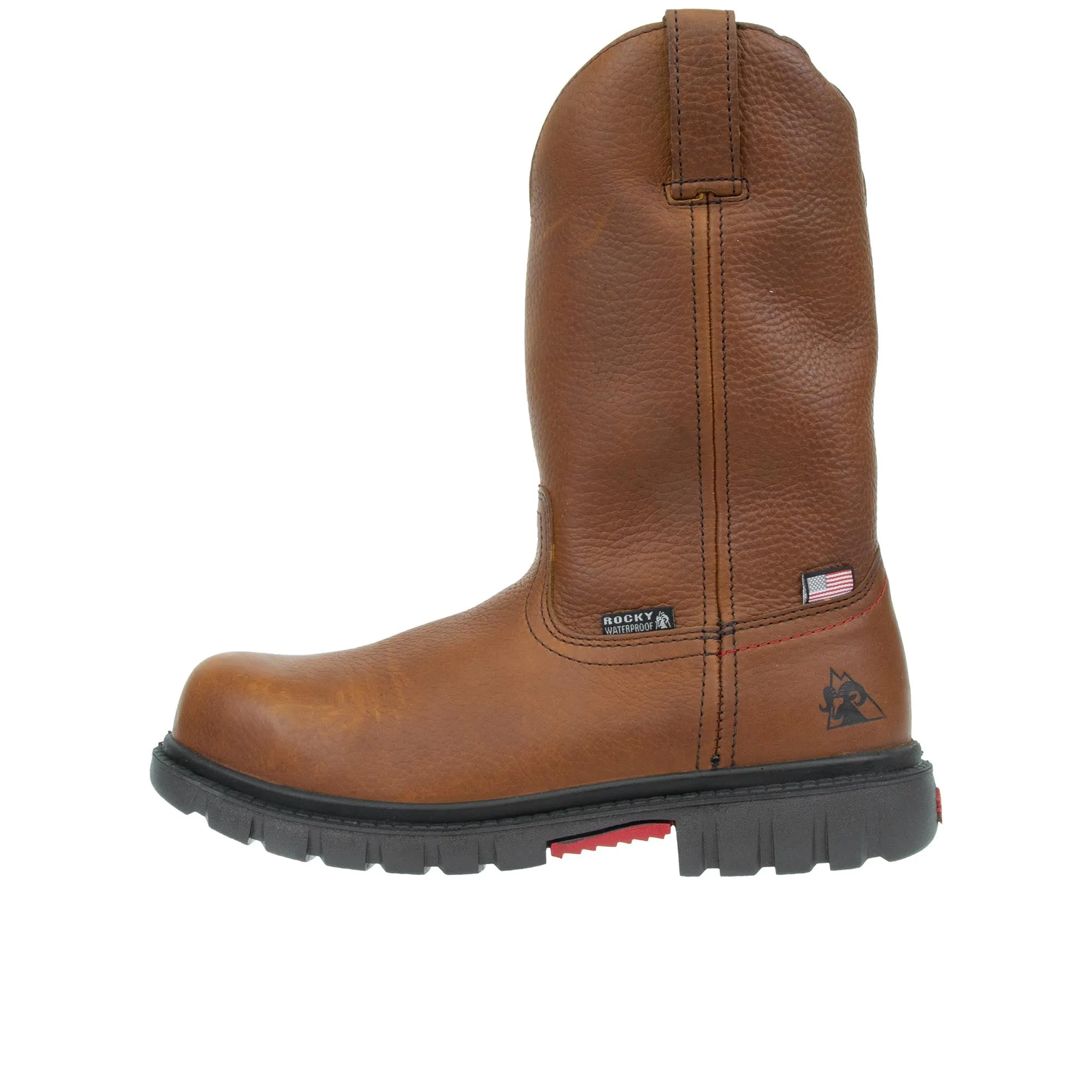 Rocky Worksmart USA Wellington  Composite Toe Brown