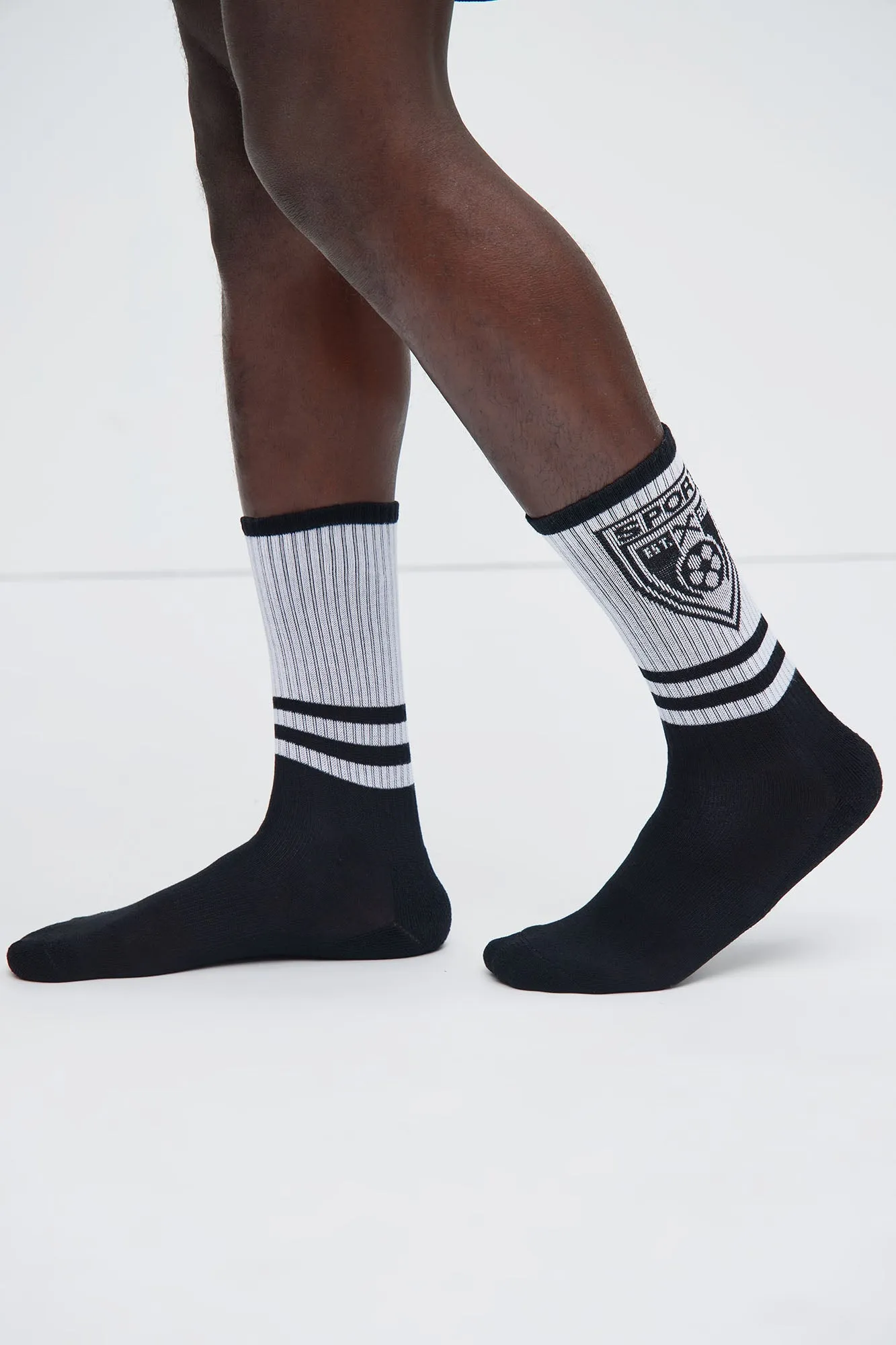 Sport Star Socks 2 Pack - Black/combo