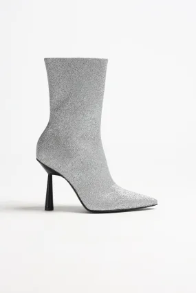 Stiefel Rosie 7 in Silver Glitter