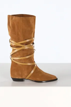 Stiefel Siane in Terracotta