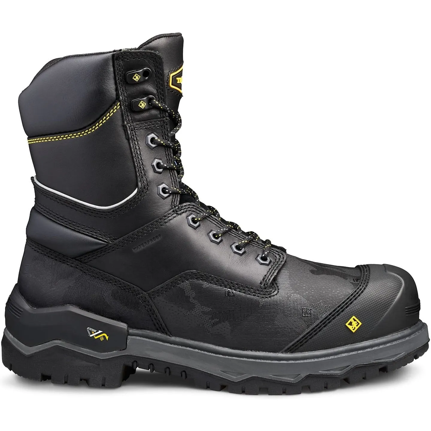 Terra Men's Gantry 8 Comp Toe WP Safety Work Boot -Black- 4NRQBK