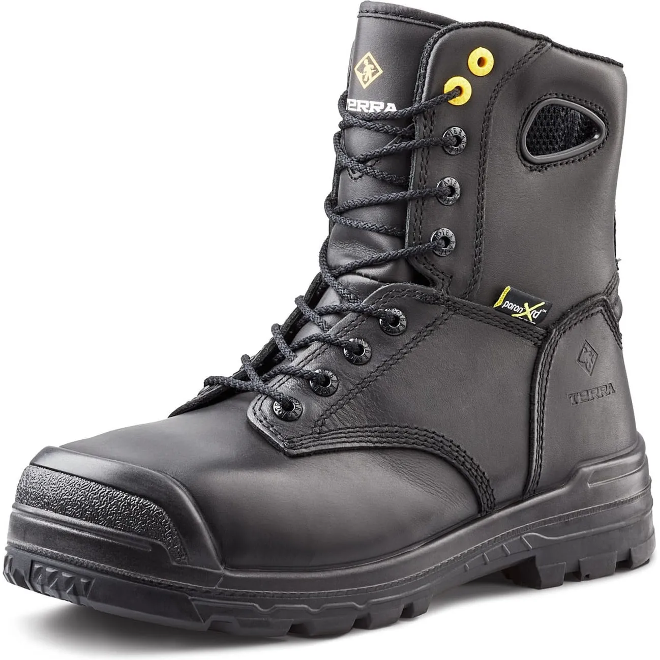 Terra Men's Paladin 8 Comp Toe WP Met Guard Work Boot -Black- R2988B