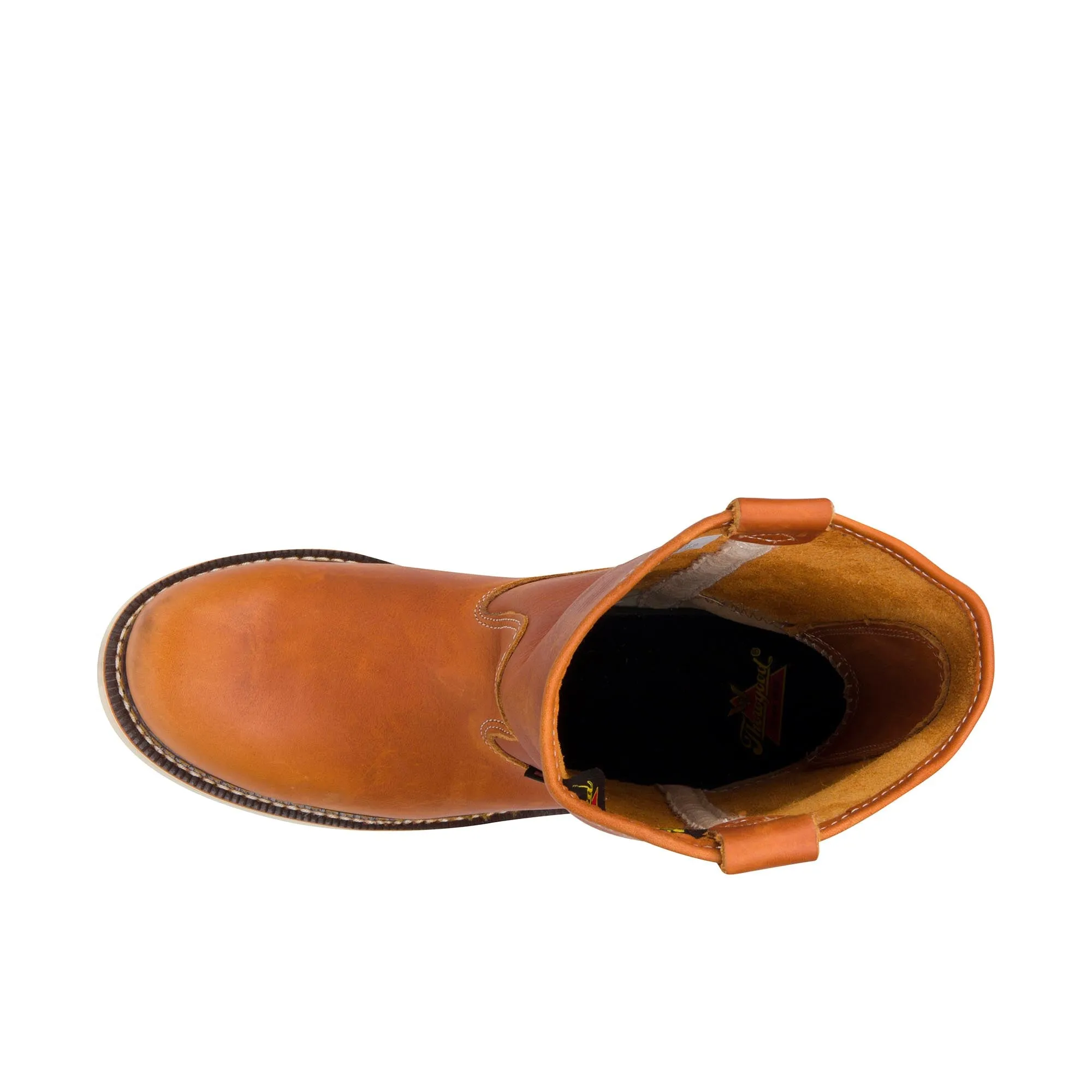 Thorogood American Heritage 11 Inch MAXWear Wedge Pull-on Wellington Soft Toe Tobacco