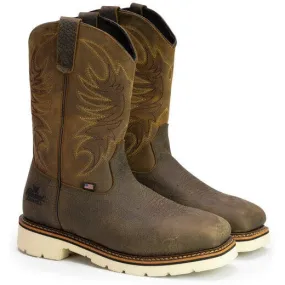 Thorogood Men's American Heritage 11 Western Work Boot -Crazyhorse- 804-4331