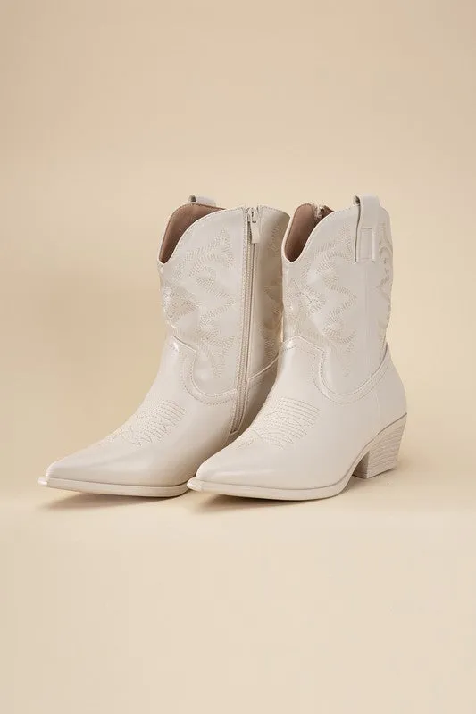 WILLOW WESTERN BOOTIES [ONLINE EXCLUSIVE]