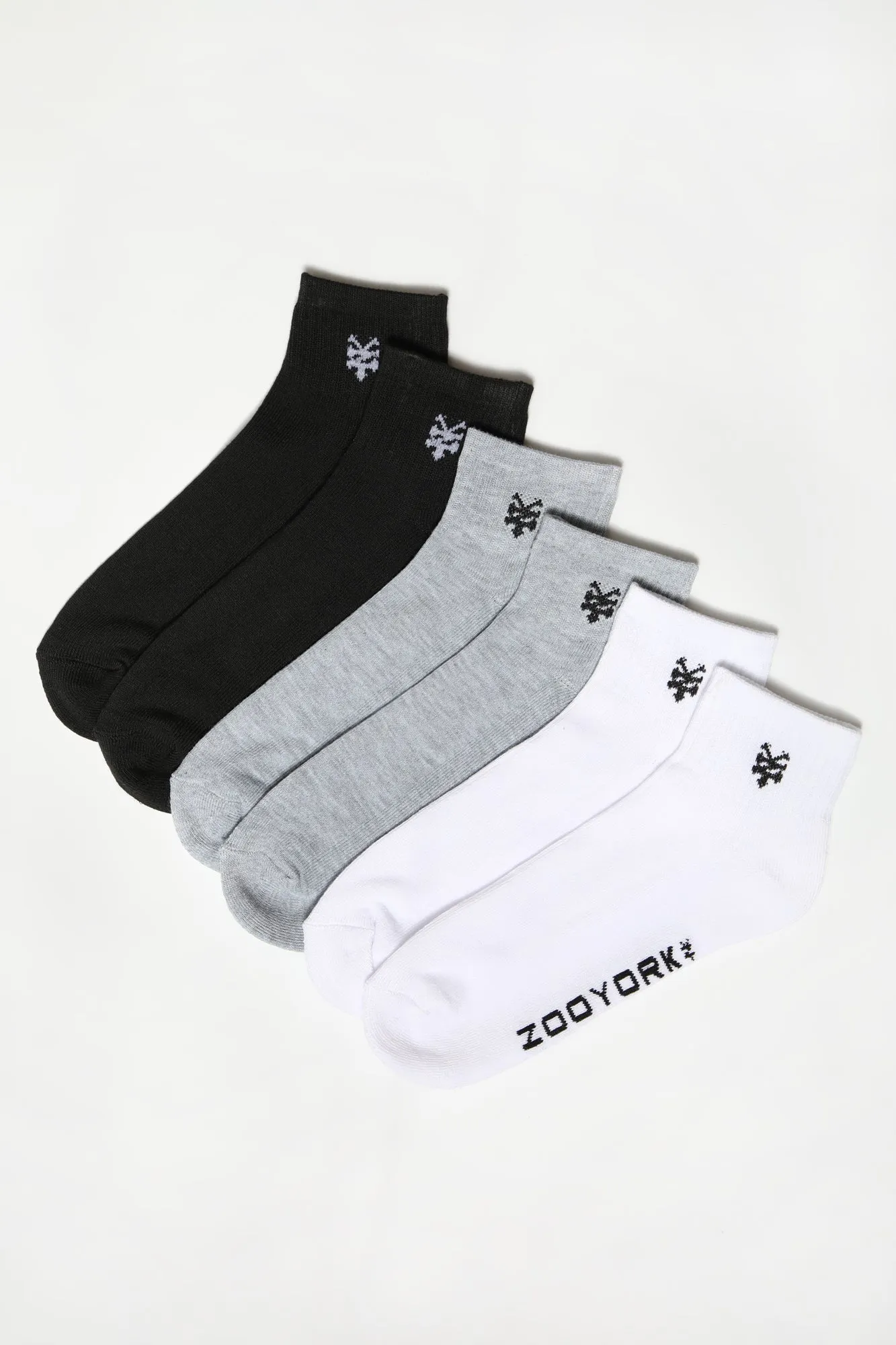 Zoo York Mens 6-Pack Saver Ankle Socks